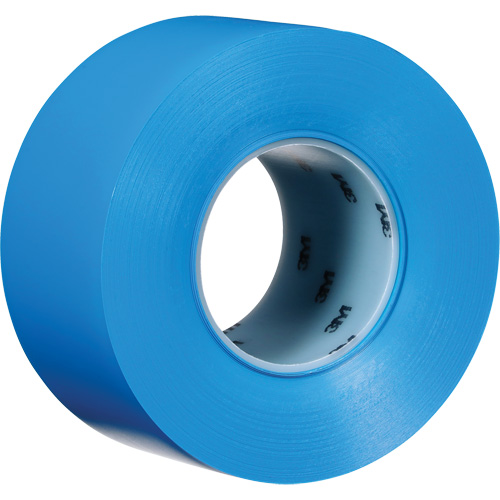 Durable Floor Marking Tape 971, 3" x 108', Vinyl, Blue Oxford Builders Supplies Inc