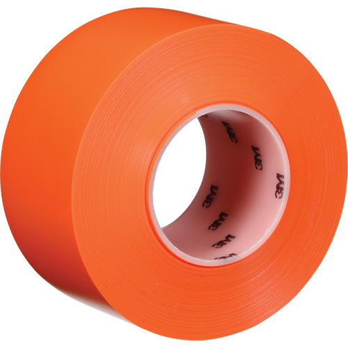 Ruban de marquage de planchers durable 971, 3" x 108', Vinyle, Orange Oxford Builders Supplies Inc