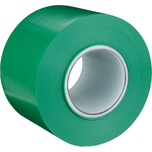 Durable Floor Marking Tape 971, 4" x 108', Vinyl, Green Oxford Builders Supplies Inc