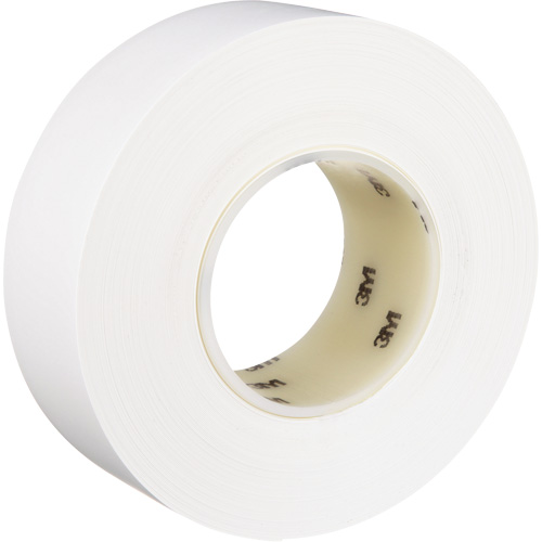 Durable Floor Marking Tape 971, 2" x 108', Vinyl, White Oxford Builders Supplies Inc
