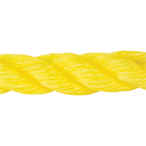 Braided Yellow Rope, Polypropylene, 300' Oxford Builders Supplies Inc
