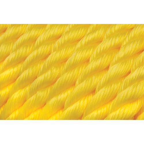 Braided Yellow Rope, Polypropylene, 300' Oxford Builders Supplies Inc