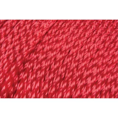 Corde rouge tress&eacute;e, Polypropyl&egrave;ne, 500' Oxford Builders Supplies Inc