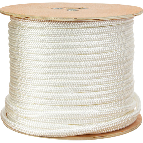 Braided White Rope, Nylon, 250' Oxford Builders Supplies Inc