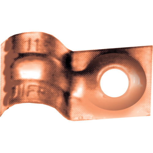 Copper Hole Tube Strap Oxford Builders Supplies Inc