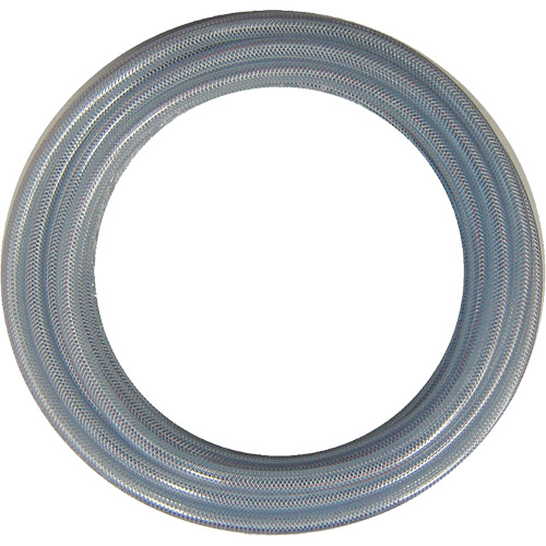 Braided Tube, 1.312" OD x 100' L, PVC, Clear Oxford Builders Supplies Inc