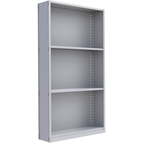 Interlok Shelving Unit, Steel, Boltless, 450 lbs. Capacity, 48" W x 88" H x 24" D Oxford Builders Supplies Inc