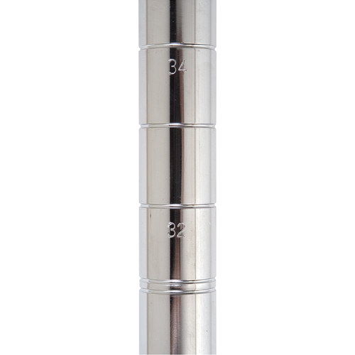 Montant pour &eacute;tag&egrave;res robustes en treillis chromat&eacute;, 63" ha Oxford Builders Supplies Inc