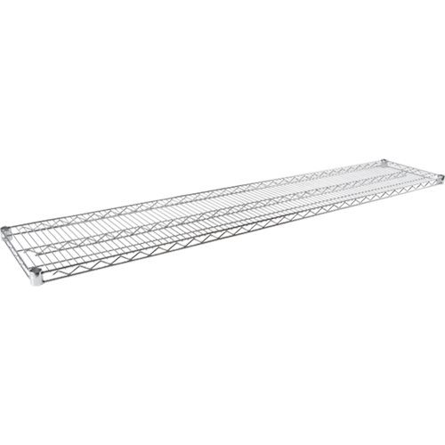 Tablette en treillis pour &eacute;tag&egrave;re robuste en treillis chromat&eacute;, 30" la x 18" p, Capacit&eacute; de 800 lb Oxford Builders Supplies Inc