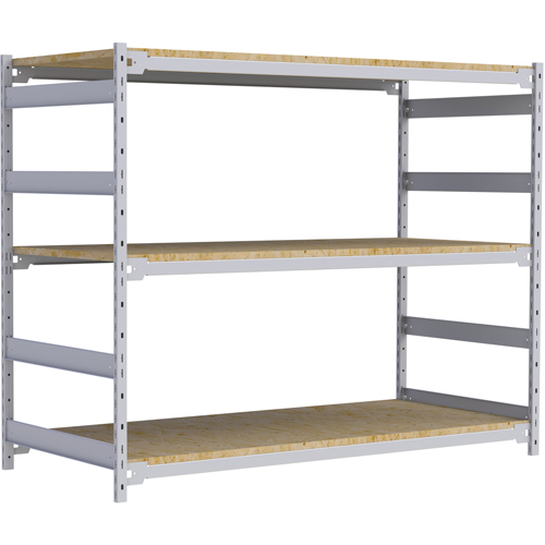 &eacute;tag&egrave;re-classeur de grande largeur, Acier, 3 Tablettes, 72" la x 32" p x 60" h Oxford Builders Supplies Inc