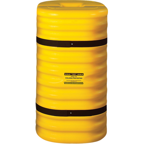 Protecteur de colonne, Ouverture int&eacute;rieure 10" x 10"/10" x 10", 24" lo x 24" la x 42" h, Jaune Oxford Builders Supplies Inc