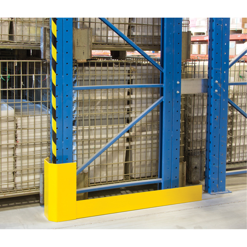 Protecteurs d'all&eacute;es de rayonnages, 3" la x 50" lo x 16" h, Jaune s&eacute;curit&eacute; OSHA Oxford Builders Supplies Inc