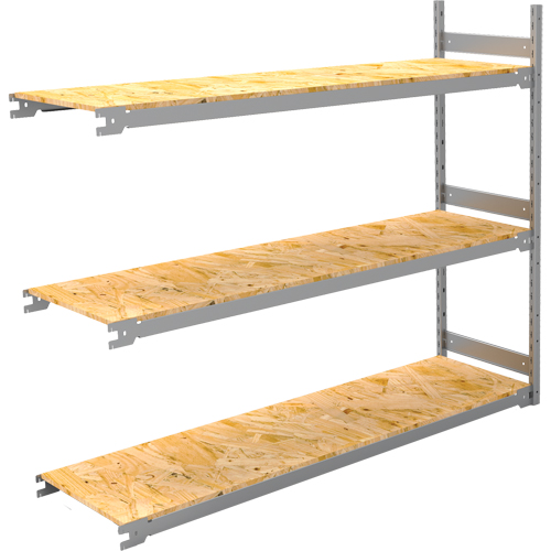 &eacute;tag&egrave;re-classeur de grande largeur, Acier, 3 Tablettes, 72" la x 18" p x 60" h, Ensemble Ajout Oxford Builders Supplies Inc