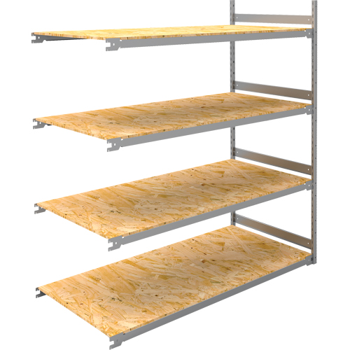 &eacute;tag&egrave;re-classeur de grande largeur, Acier, 4 Tablettes, 72" la x 32" p x 84" h, Ensemble Ajout Oxford Builders Supplies Inc
