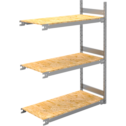 &eacute;tag&egrave;re-classeur de grande largeur, Acier, 3 Tablettes, 42" la x 18" p x 60" h, Ensemble Ajout Oxford Builders Supplies Inc