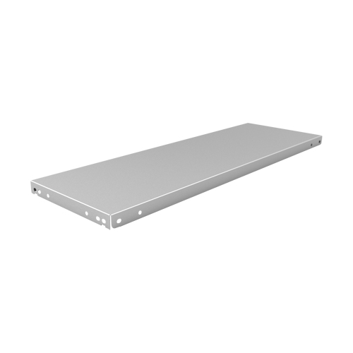 Slotted Angle Shelf, Galvanized Steel, 36" W x 12" D Oxford Builders Supplies Inc