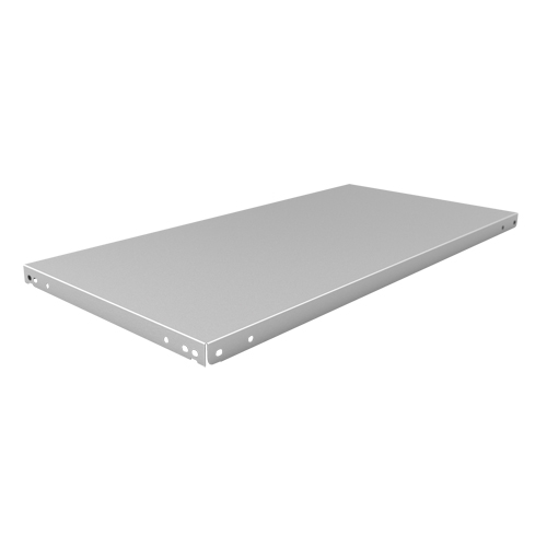 Slotted Angle Shelf, Galvanized Steel, 36" W x 18" D Oxford Builders Supplies Inc