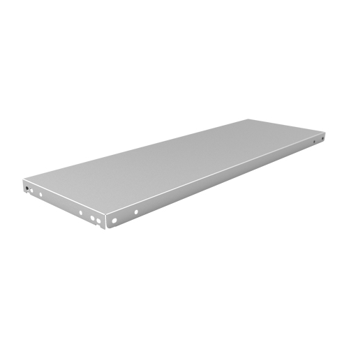Slotted Angle Shelf, Galvanized Steel, 48" W x 12" D Oxford Builders Supplies Inc