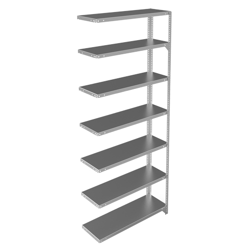 &eacute;l&eacute;ment de rayonnage, Acier galvanis&eacute;, Montant &agrave; fente, Capacit&eacute; 400 lb, 36" la x 84" h x 12" p Oxford Builders Supplies Inc