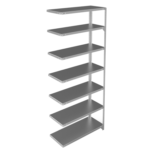 &eacute;l&eacute;ment de rayonnage, Acier galvanis&eacute;, Montant &agrave; fente, Capacit&eacute; 400 lb, 36" la x 84" h x 15" p Oxford Builders Supplies Inc