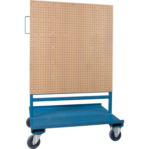 Bin/Pegboard Combo Rack, Double-sided, 38" W x 24-1/2" D x 55" H Oxford Builders Supplies Inc
