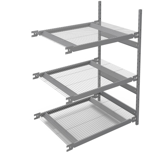 Wide Span Storage Shelving, Steel, Boltless, 1340 lbs. Capacity, 42" W x 60" H x 32" D Oxford Builders Supplies Inc