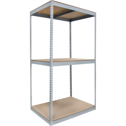 Heavy-Duty Shelving, Steel, Boltless, 750 lbs. Capacity, 72" W x 84" H x 24" D Oxford Builders Supplies Inc
