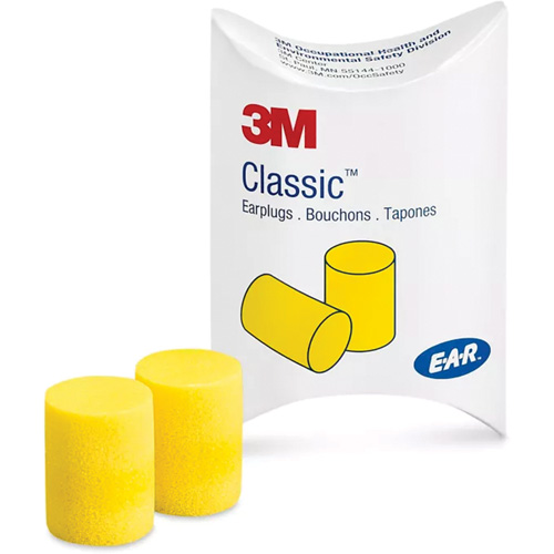 E-A-R Classic Earplugs, Pair - Pillow Pack Oxford Builders Supplies Inc