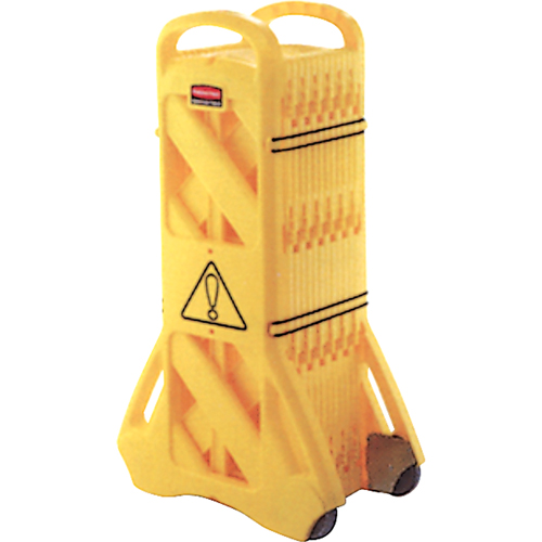Barri&egrave;res mobiles portatives, 13' lo, Plastique, Jaune Oxford Builders Supplies Inc