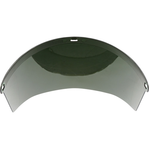 Molded Faceshield Window, Polycarbonate, Green Tint Oxford Builders Supplies Inc