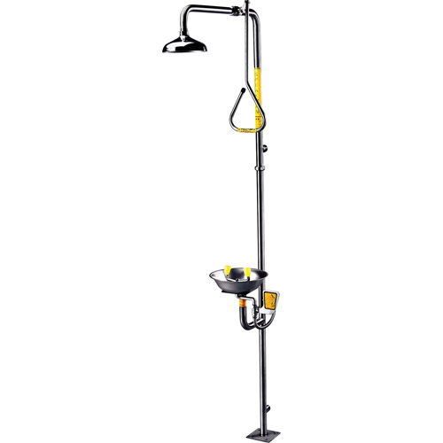 Combinaison de douche & douche oculaire/faciale a&eacute;r&eacute;e Safe-T-Zone Oxford Builders Supplies Inc