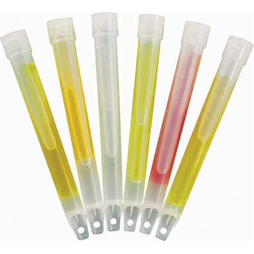 B&acirc;tons de s&eacute;curit&eacute; luminescents Cyalume 6", Rouge, Dur&eacute;e 30 min Oxford Builders Supplies Inc