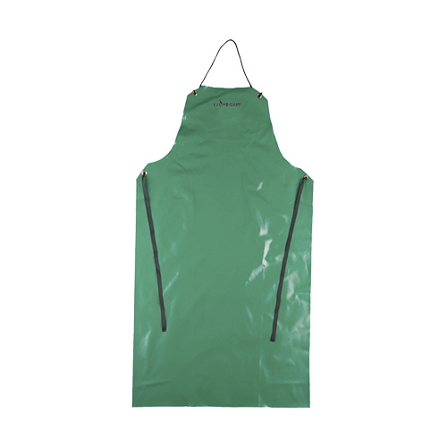 A43 48 CA-43&reg; FR Apron, Polyester/PVC, 29" L x 48" W, Green Oxford Builders Supplies Inc