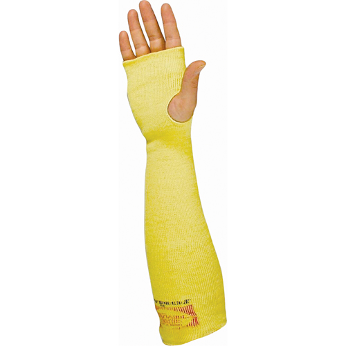 Sleeves, Kevlar&reg;, 18", ANSI/ISEA 105 Level 3, Yellow Oxford Builders Supplies Inc