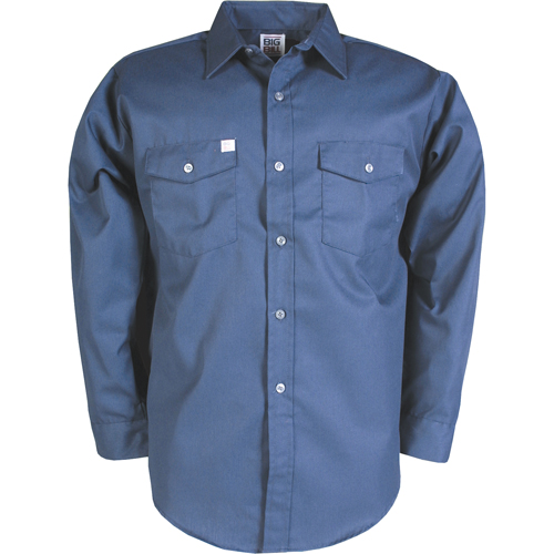 Chemises de travail, Hommes, Petit, Bleu marine Oxford Builders Supplies Inc
