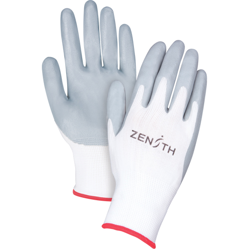 Lightweight Breathable Coated Gloves, 7/Small, Foam Nitrile Coating, 13 Gauge, Polyester Shell Oxford Builders Supplies Inc