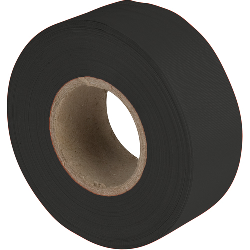 Flagging Tape, 1.2" W x 300' L, Black Oxford Builders Supplies Inc