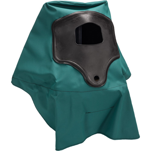 Cagoule &agrave; longueur d'&eacute;paule pour respirateur &agrave; adduction d'air Abrasi-Blast, Moyen, Coiffe souple, Bavette Simple Oxford Builders Supplies Inc