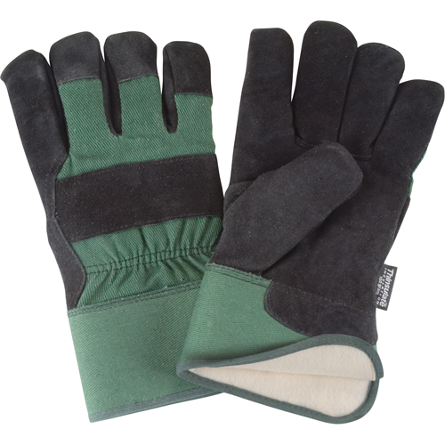 Gants d'ajusteur doubl&eacute;s pour l'hiver &agrave; chaleur sup&eacute;rieure, 2T-Grand, Paume en Cuir de vache refendu, Doublure en Thinsulate Oxford Builders Supplies Inc