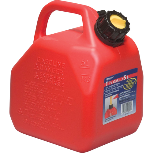 Jerry Cans, 1.25 US gal./5 L, Red, CSA Compliant/ULC Oxford Builders Supplies Inc