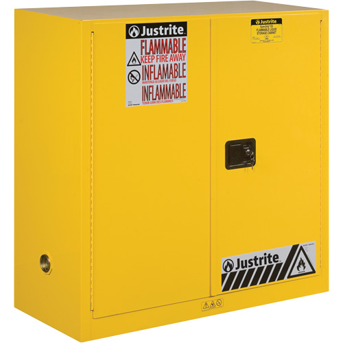 Armoires Sure-Grip EX pour produits inflammables, 30 gal., 2 Porte(s), 43" La x 44" h x 18" p Oxford Builders Supplies Inc