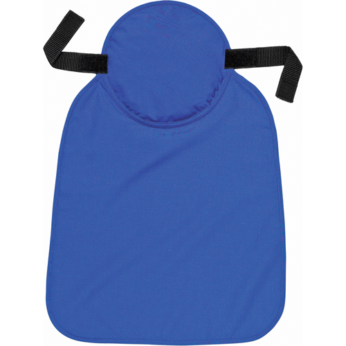 Chill-Its&reg; 6717 Cooling Hard Hat Pad + Shade, Blue Oxford Builders Supplies Inc