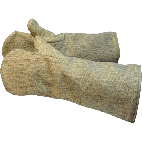 Carbo-King Heat Protective Mitts, Aramid, Large, Protects Up To 2100° F (1149° C) Oxford Builders Supplies Inc