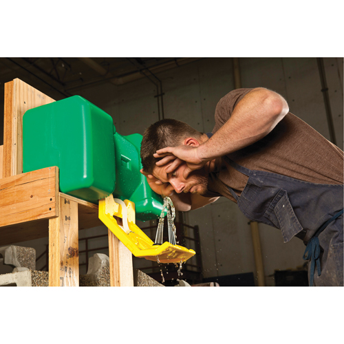 Eyewash Station, Gravity-Fed, 9 gal. Capacity, Meets ANSI Z358.1 Oxford Builders Supplies Inc