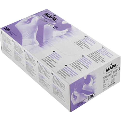 Trilites&reg; Triple Polymer Gloves, Small, Latex/Neoprene/Nitrile, 6-mil, Powder-Free, Purple Oxford Builders Supplies Inc