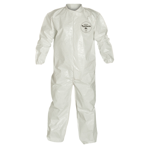 Tychem&reg; 4000 Coveralls, Medium, White Oxford Builders Supplies Inc