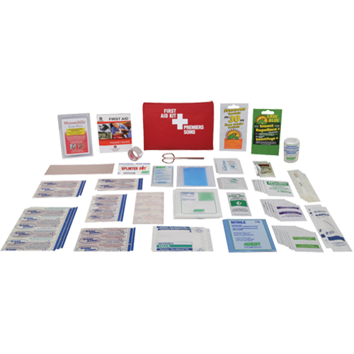 Trousses de premiers soins pour aventurier, Dispositif m&eacute;dical Classe 1, Sac en nylon Oxford Builders Supplies Inc