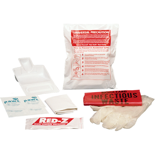 Fluid Spill Clean-Up Kit, Hazmat, Bag Oxford Builders Supplies Inc