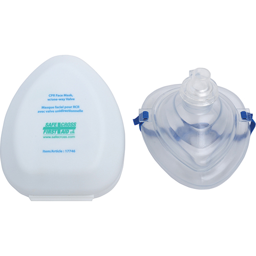 CPR Pocket Face Masks, Reusable Mask, Class 2 Oxford Builders Supplies Inc