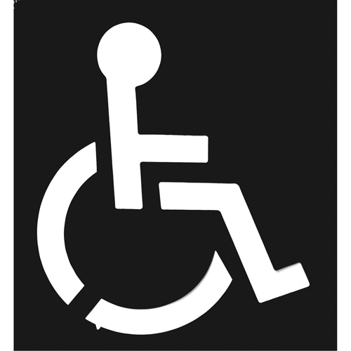 Parking Lot Stencils, English, 37" x 43" Oxford Builders Supplies Inc